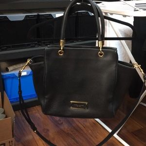 Marc Jacobs black leather bag as new